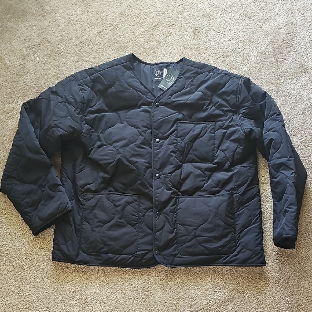 Original Use Men's Black Quilted Jacket Size Small